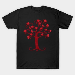 Heart Felt Tree | Valentine Love | Original Art by Cherie(c)2021 T-Shirt